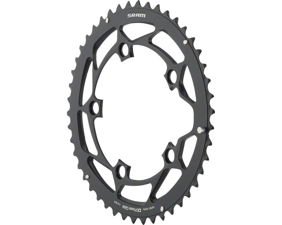 SRAM CX Powerglide Chainring 46t BCD 110mm Black for sale online 