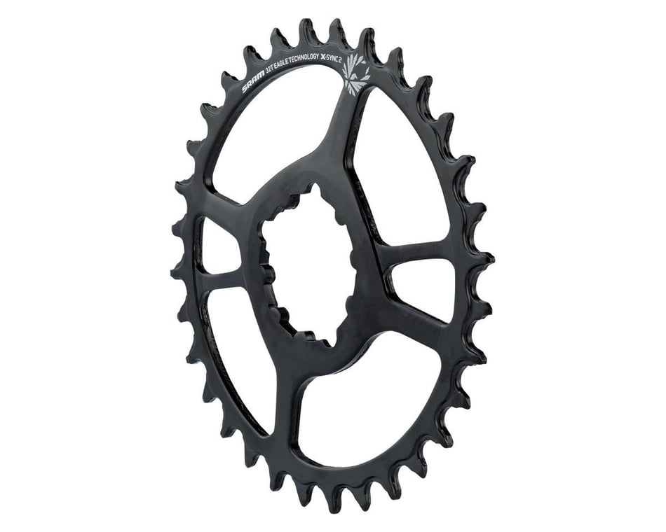 SRAM X-Sync 2 Eagle Steel Direct Mount Chainring (Black) (1 x 10/11/12  Speed) (Single) (6mm Offset) (32T)