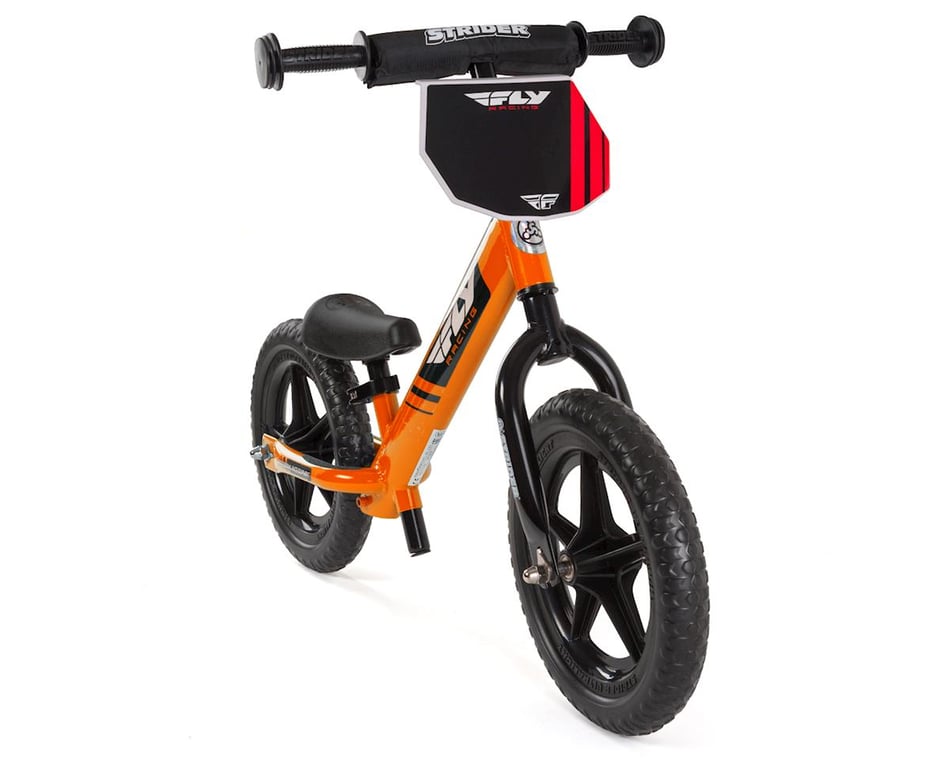 Strider Sports Fly Racing Balance Bike Orange Performance Bicycle