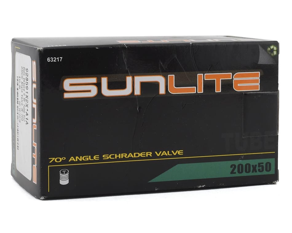 Sunlite brand replacement bicycle inner tubes 26" Schrader valve 12" 
