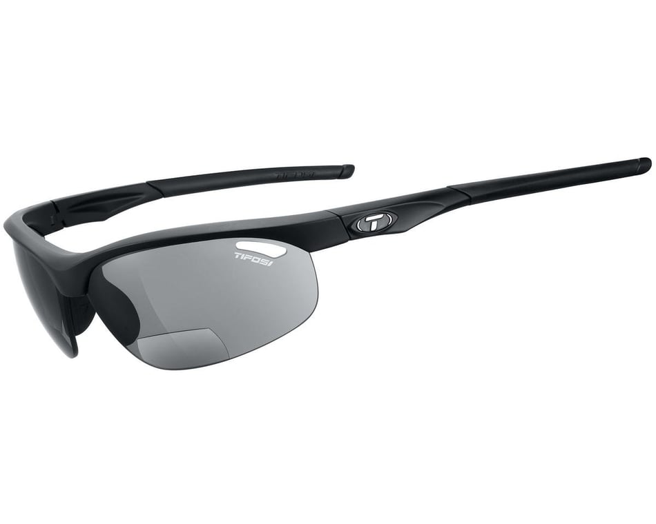 Tifosi Veloce Matte Black Readers Sunglasses 1.5 Reader Glasses 