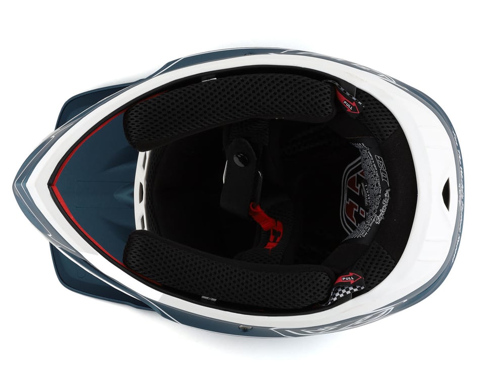 Troy Lee Designs D3 Fiberlite Helmet Spiderstripe - Another Bike