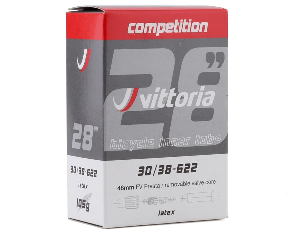 Vittoria 700c Latex Road Inner Tube Presta 30 38mm 48mm