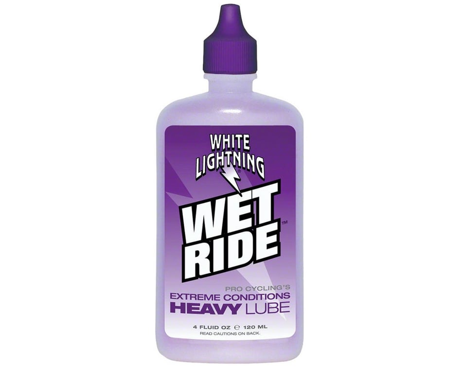 White Lightning Wet Ride Chain Lube (Bottle) (4oz) - Performance