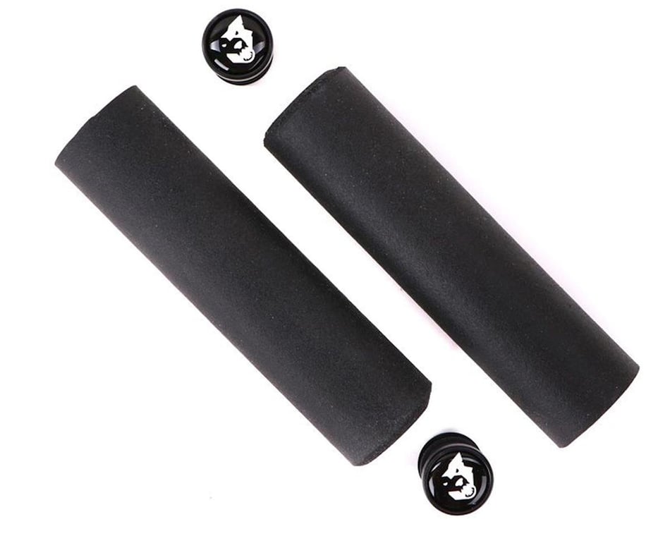 Wolf Tooth Components Fat Paw Slip-On Grips (Black) - Performance Bicycle