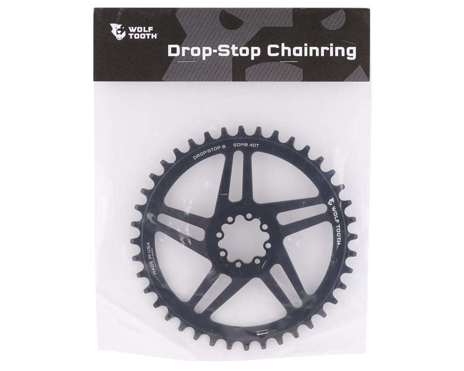 44t SRAM Direct Mount Drop-Stop for SRAM 8-Bolt Cranksets 6mm Offset Wolf Tooth Direct Mount Chainring