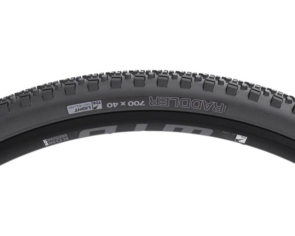 Black WTB Raddler TCS Light/Fast Rolling Clincher Tyre