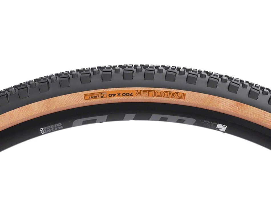 WTB Raddler Dual DNA TCS Tubeless Gravel Tire (Tan Wall) (700c) (40mm)  (Folding) (Light/Fast Rolling)