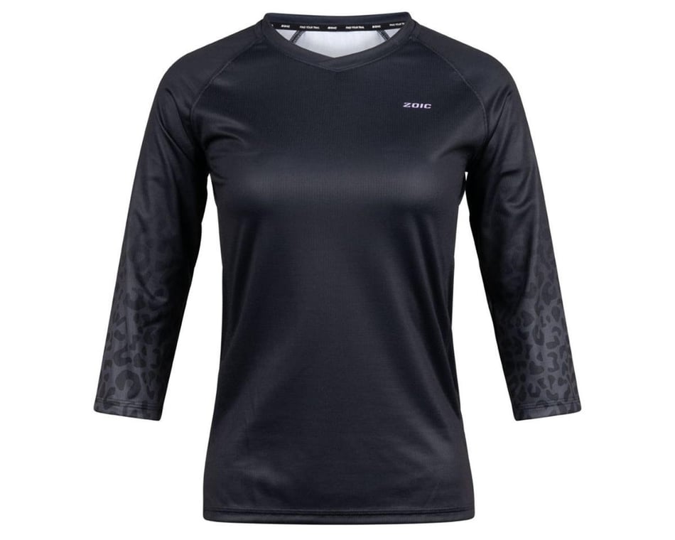 Zoic | Harper 3/4 Sleeve Jersey Black Cheetah / M