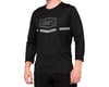 100% Airmatic 3/4 Sleeve Jersey (Black) (S)