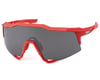100% SpeedCraft Sunglasses (Soft Tact Coral) (Black Mirror Lens)
