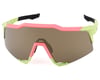 100% Speedcraft Sunglasses (Matte Washed Out Neon Yellow)