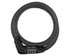 Image 1 for Abus Steel-O-Flex 6615C Combination Cable Lock w/ Mount (Black) (31.5")