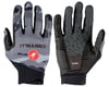 Castelli CW 6.1 Unlimited Long Finger Gloves (Grey/Blue) (L)