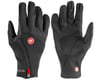 Castelli Mortirolo Long Finger Gloves (Light Black) (XL)