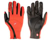 Castelli Mortirolo Long Finger Gloves (Fiery Red) (XL)