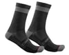 Castelli Alpha 18 Socks (Black/Dark Grey) (L/XL)