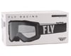Image 3 for Fly Racing Youth Focus Goggles (Black/White) (Clear Lens)