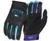 Fly Racing Women's Lite Gloves (Black/Aqua) (XS)