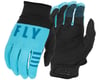 Image 1 for Fly Racing Youth F-16 Gloves (Aqua/Dark Teal/Black) (Youth 2XS)