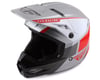 Fly Racing Kinetic Drift Helmet (Charcoal/Light Grey/Red) (S)