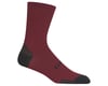 Giro HRc+ Grip Socks (Dark Red) (XL)
