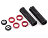 Image 1 for ODI Vans Flangless Lock-On Grips (Black/Red) (130mm) (Pair)