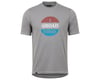 Image 1 for Pearl Izumi Men's Midland T-Shirt (Frostgrey/Red Groad) (2XL)