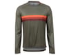 Image 1 for Pearl Izumi Summit Long Sleeve Jersey (Pale Olive/Sunset Stripe) (S)