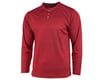 Image 1 for Performance Long Sleeve Club Fed Jersey (Red) (S)