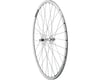 Image 1 for Quality Wheels Value Double Wall Series Track Front Wheel (Silver) (9 x 100mm) (700c / 622 ISO)