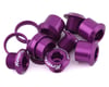 Reverse Components Chainring Bolt Set (Purple) (4)