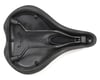 Image 4 for Serfas Elements Reactive Gel Women's Comfort Saddle (Black) (Steel Rails) (165mm)