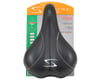 Image 5 for Serfas Elements Reactive Gel Women's Comfort Saddle (Black) (Steel Rails) (165mm)