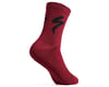 Image 2 for Specialized Cotton Tall Logo Socks (Maroon) (S)