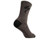 Image 2 for Specialized Merino Midweight Tall Logo Socks (Smoke) (M)
