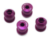 Wolf Tooth Components Dual Hex Fitting Chainring Bolts (Purple) (6mm) (4-Pack)