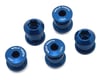 Wolf Tooth Components Dual Hex Fitting Chainring Bolts (Blue) (6mm) (5-Pack)