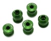 Wolf Tooth Components Dual Hex Fitting Chainring Bolts (Green) (6mm) (5-Pack)