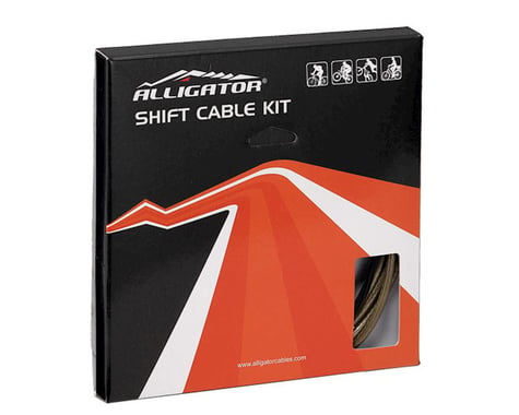 Alligator PTFE Slick Shift Cable (Shimano/SRAM) (Galvanized) (1.1mm) (2000mm)
