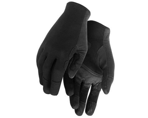 Assos Trail Long Finger Gloves (Black Series) (XL)