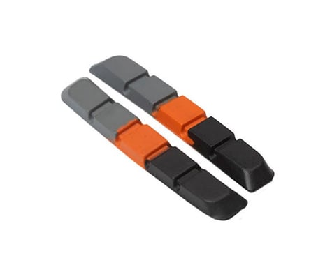 Box One Replacement V-Brake Pads (Black/Orange/Grey) (70mm) (1 Pair)
