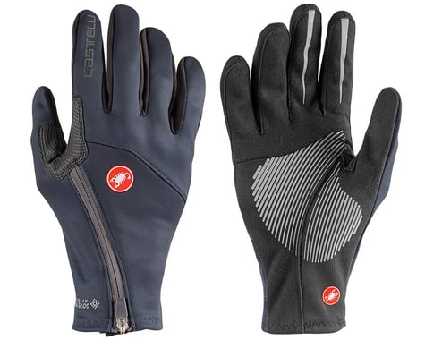 Castelli Mortirolo Long Finger Gloves (Savile Blue) (XL)