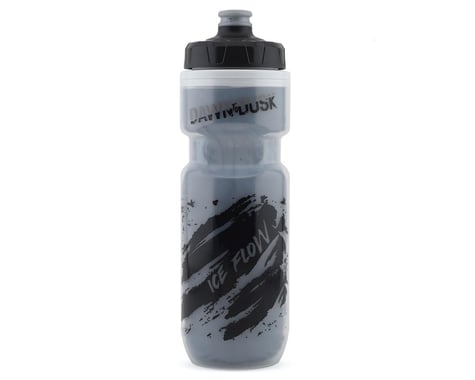 Dawn to Dusk Ice Flow Insulated Bottle (Black/Clear) (21oz)