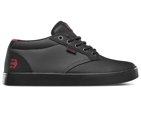 Etnies Jameson Mid Crank Flat Pedal Shoes (Black/Dk Grey/Red) (11)