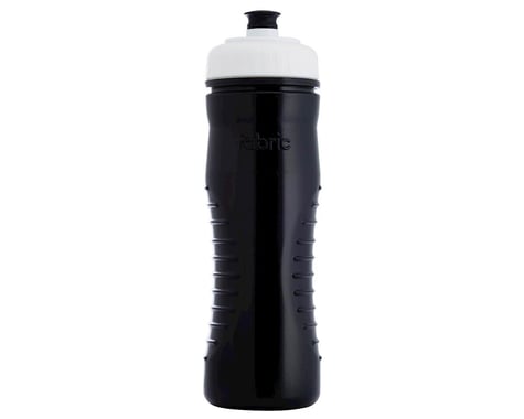 Fabric Internal Insulated Cageless Water Bottle (Black/White) (20oz)