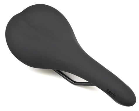 Fabric Scoop Shallow Elite Saddle (Black) (Chromoly Rails) (142mm)