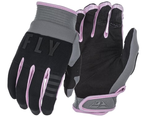 Fly Racing Youth F-16 Gloves (Grey/Black/Pink) (Youth 3XS)
