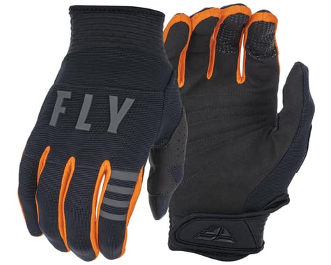 Fly Racing Youth F-16 Gloves (Black/Orange) (Youth 3XS)
