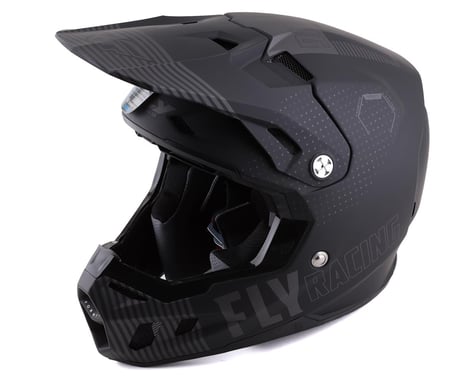 Fly Racing Formula CC Primary Helmet (Matte Black/Grey) (L)